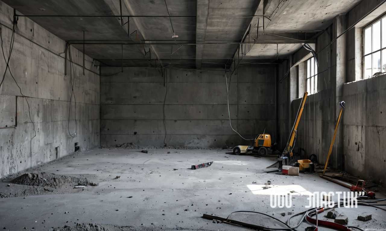 Обои с эффектом штукатурки