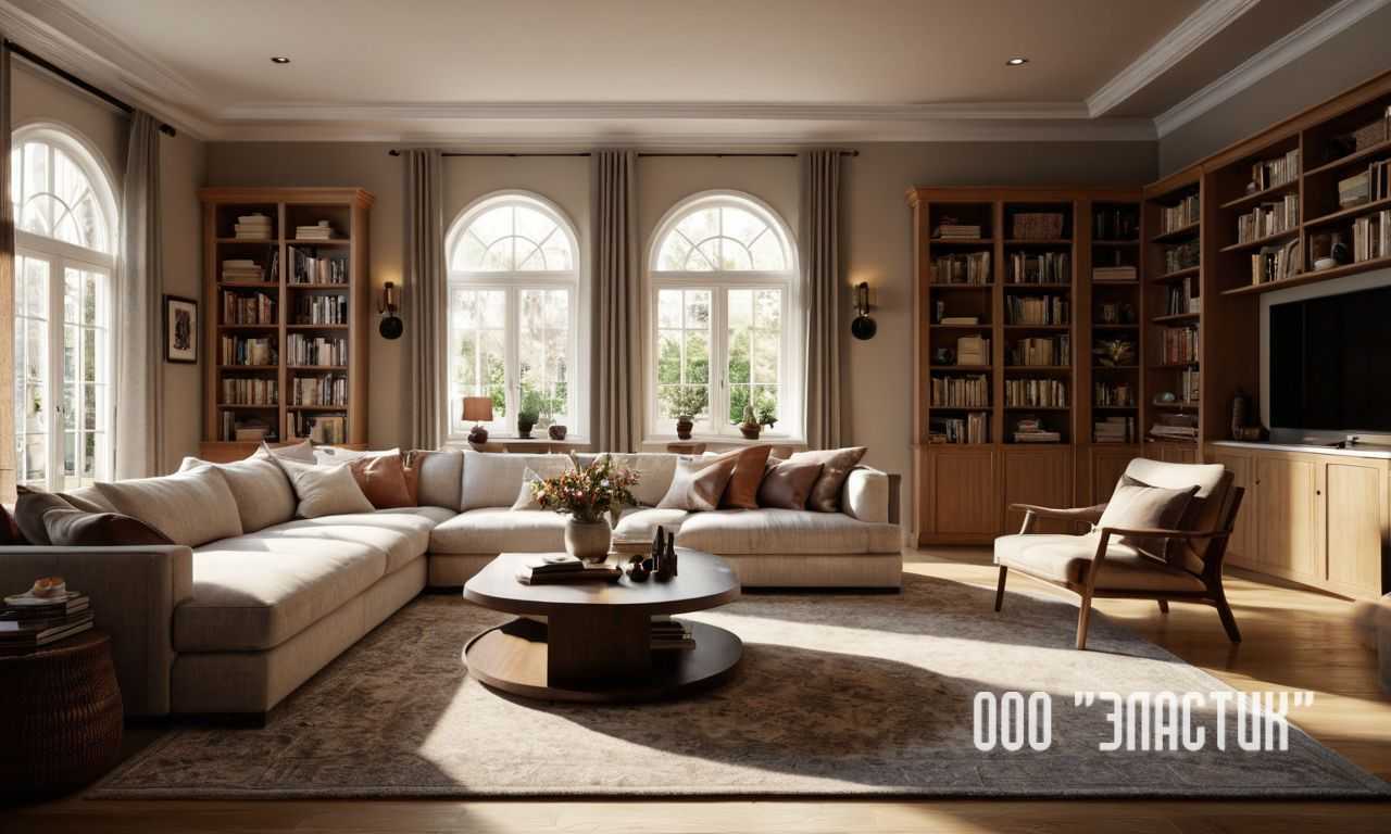 Как мебель влияет на восприятие пространства с светлым паркетом