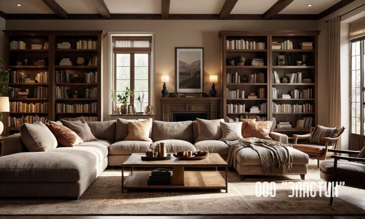 Мебель для гостиной с подсветкой для создания уюта и стиля