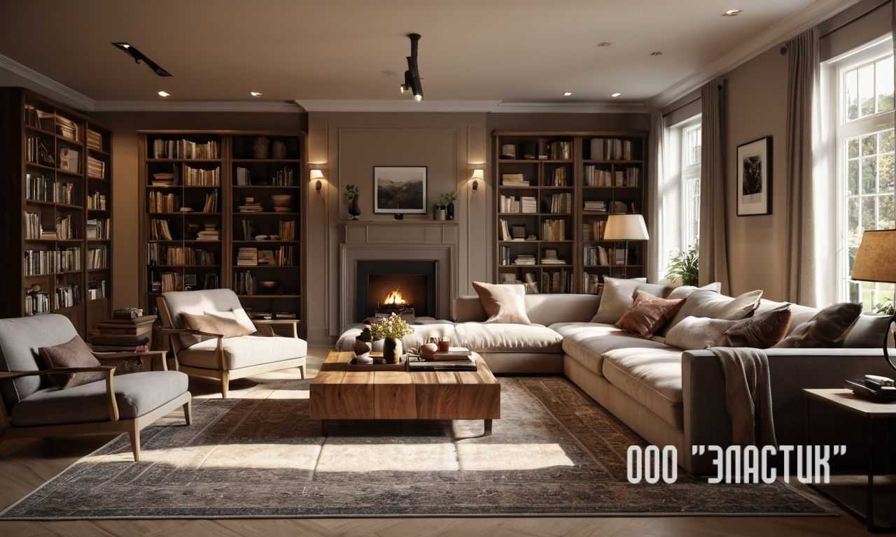 Как выбрать идеальную мебель для зоны отдыха с камином