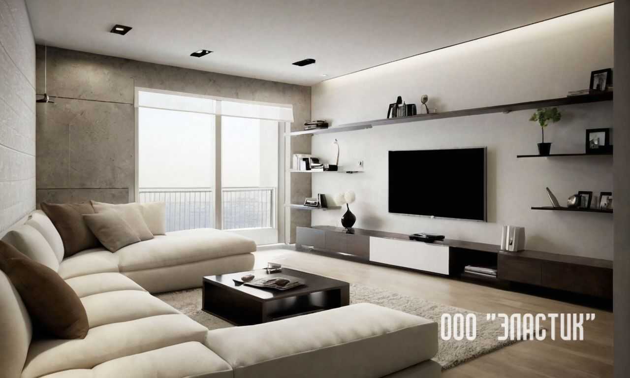 Современная кухня-гостиная для загородного дома с комфортом и стилем