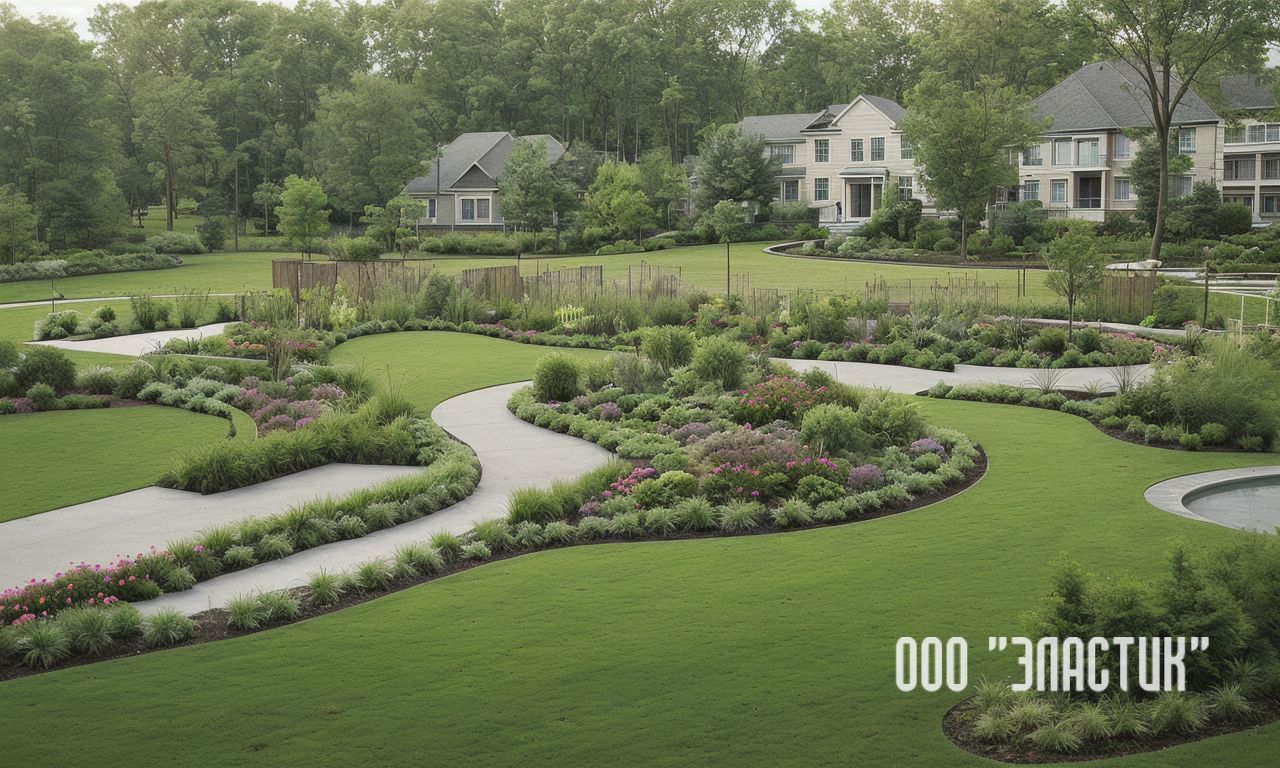 Контраст волнистых и резных листьев как элемент природной гармонии