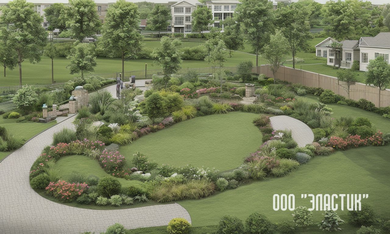 Откройте для себя контраст цветов и листьев в тени природной красоты