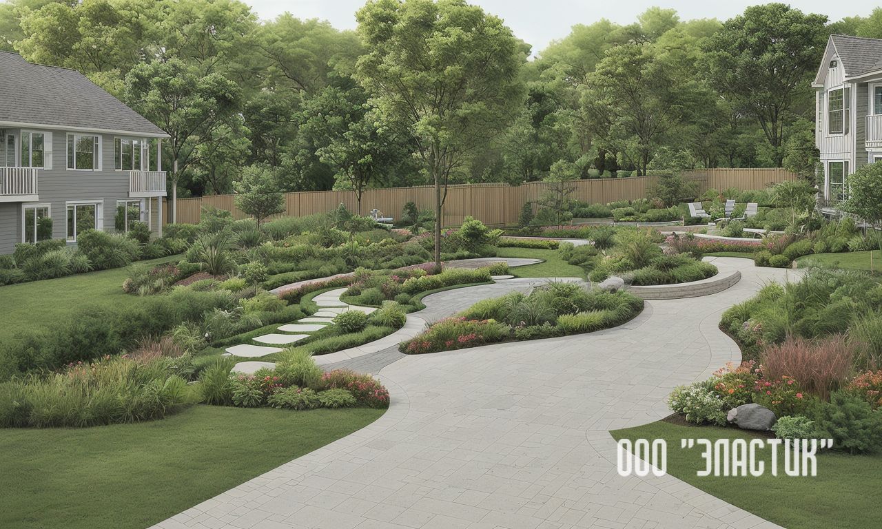 Элегантное сочетание резной листвы и вечнозеленых кустарников для вашего сада