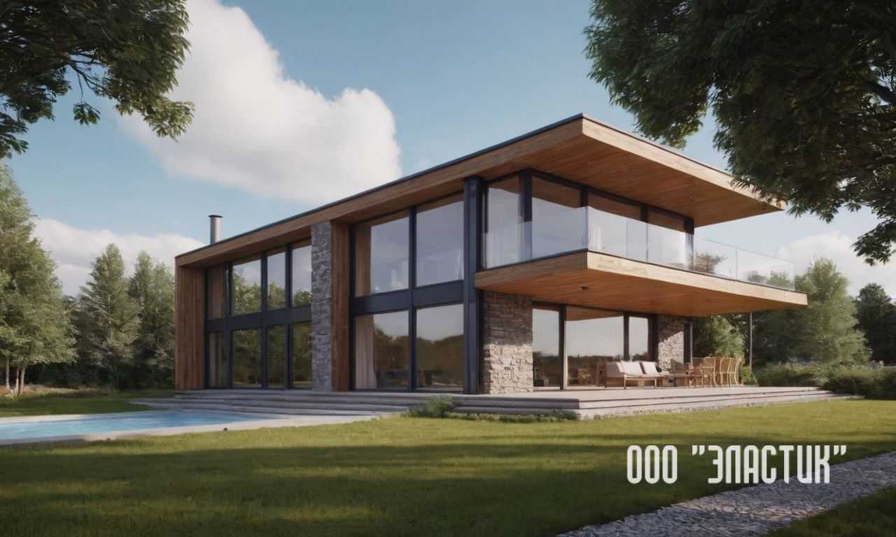 Проектирование фасада с декоративной штукатуркой и панелями для современных зданий