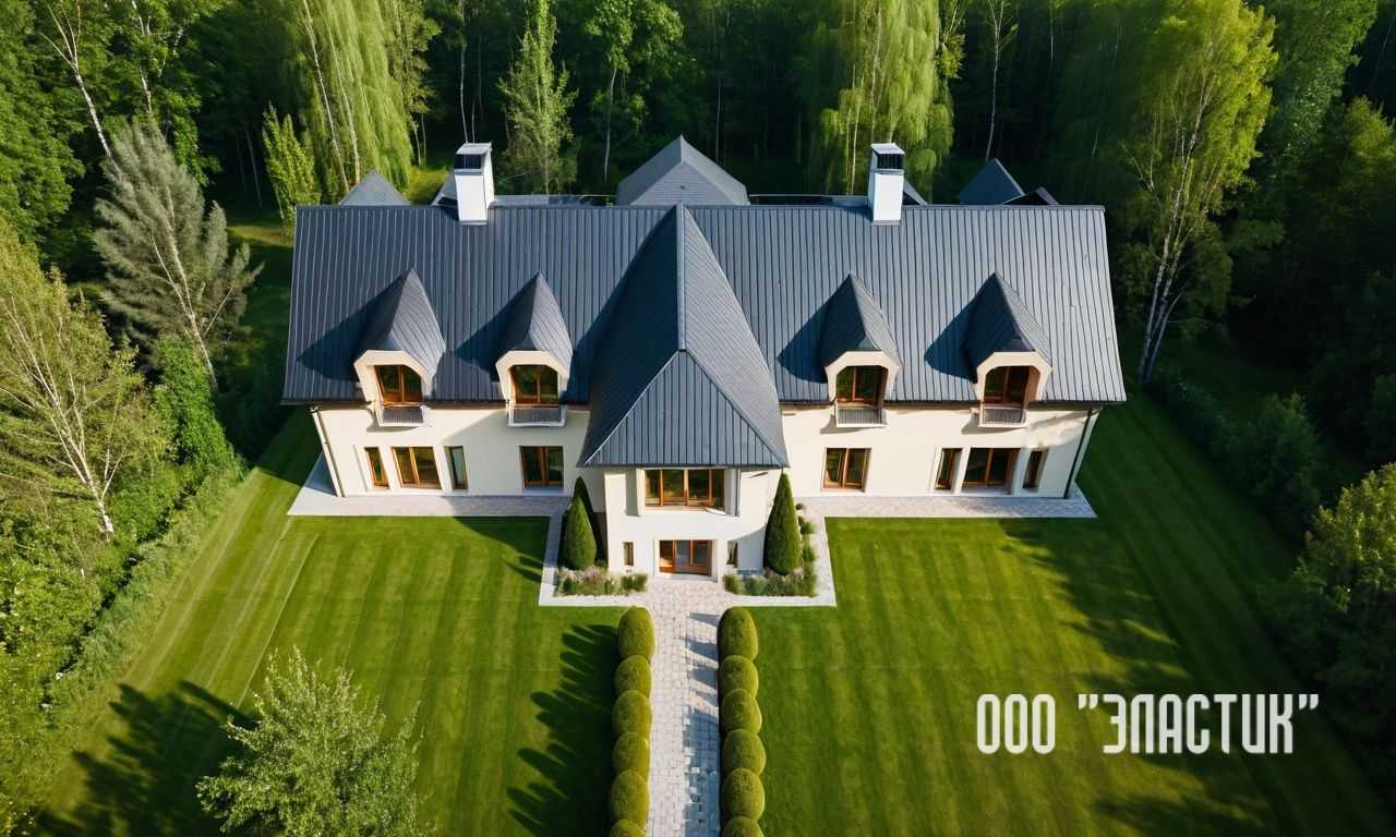 Восстановление кровли на доме с эркерами под ключ от профессионалов