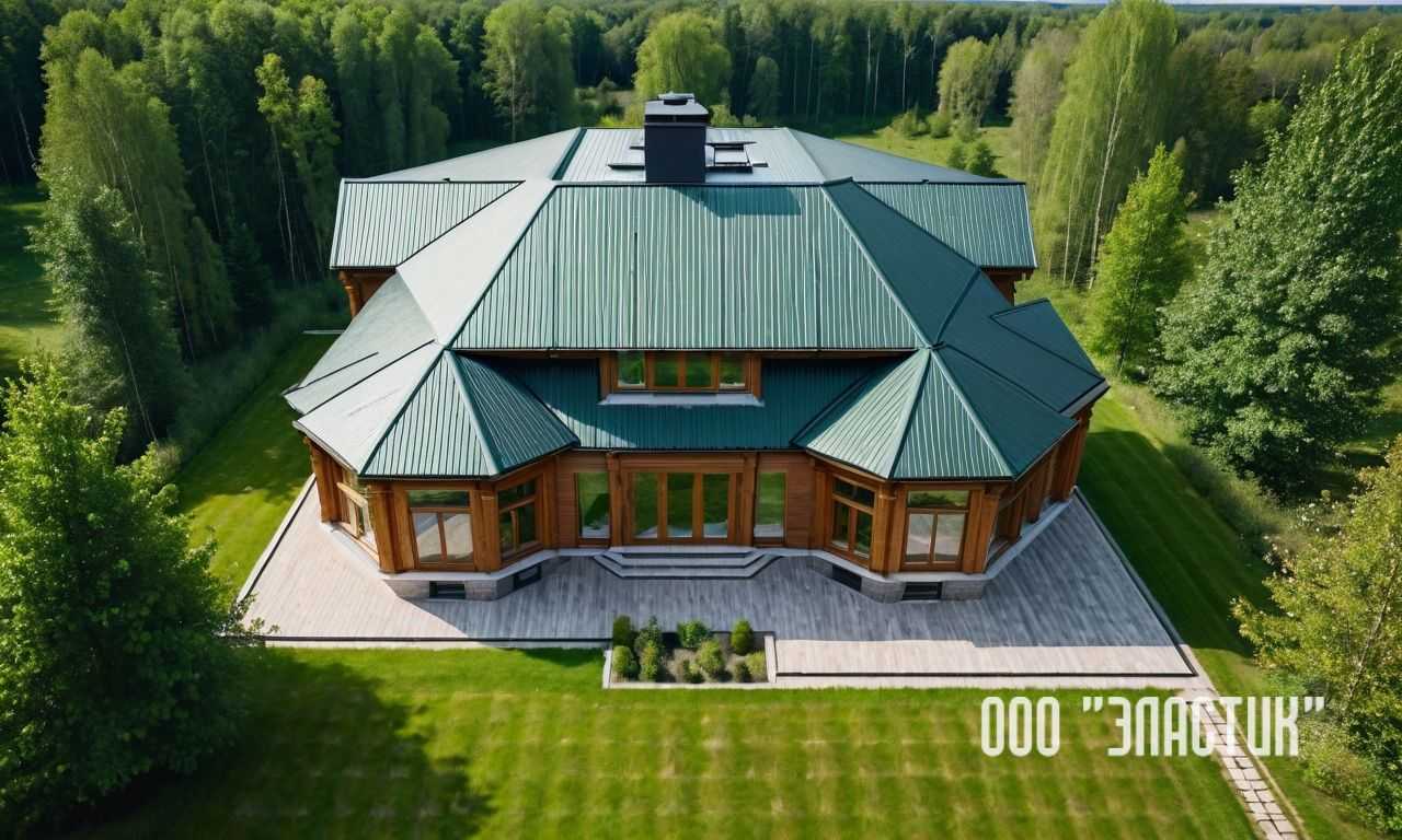 Тёплая кровля с солнечными панелями для эффективной экономии энергии