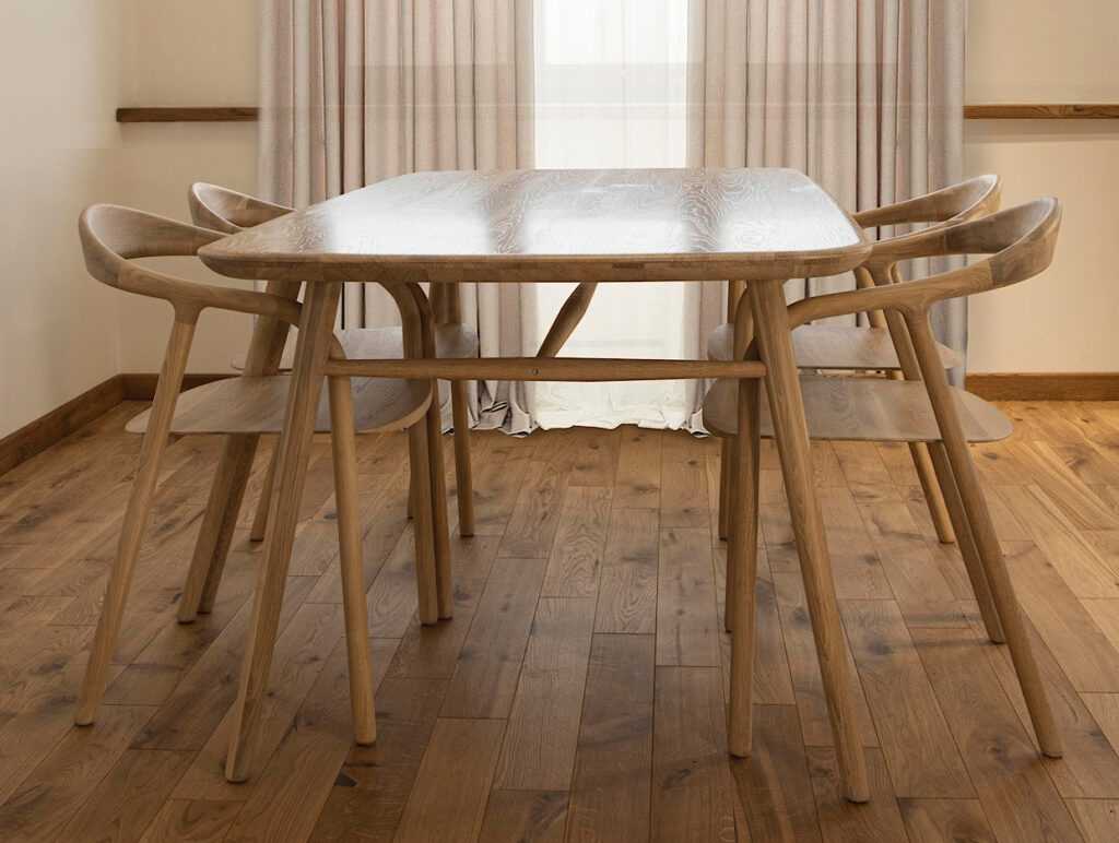Идеальное сочетание: деревянные столы и стулья