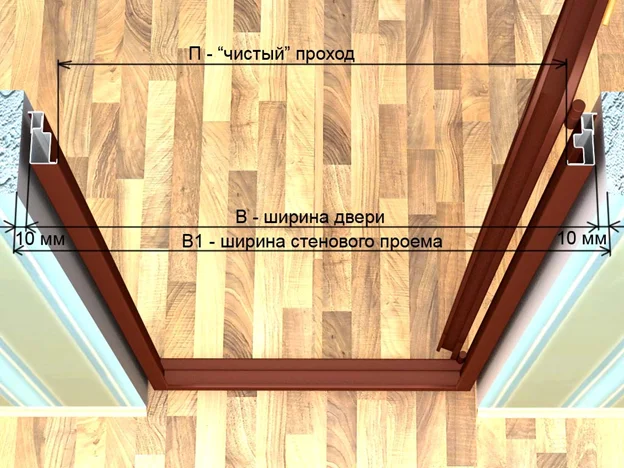 Как производится установка деревянных дверей?